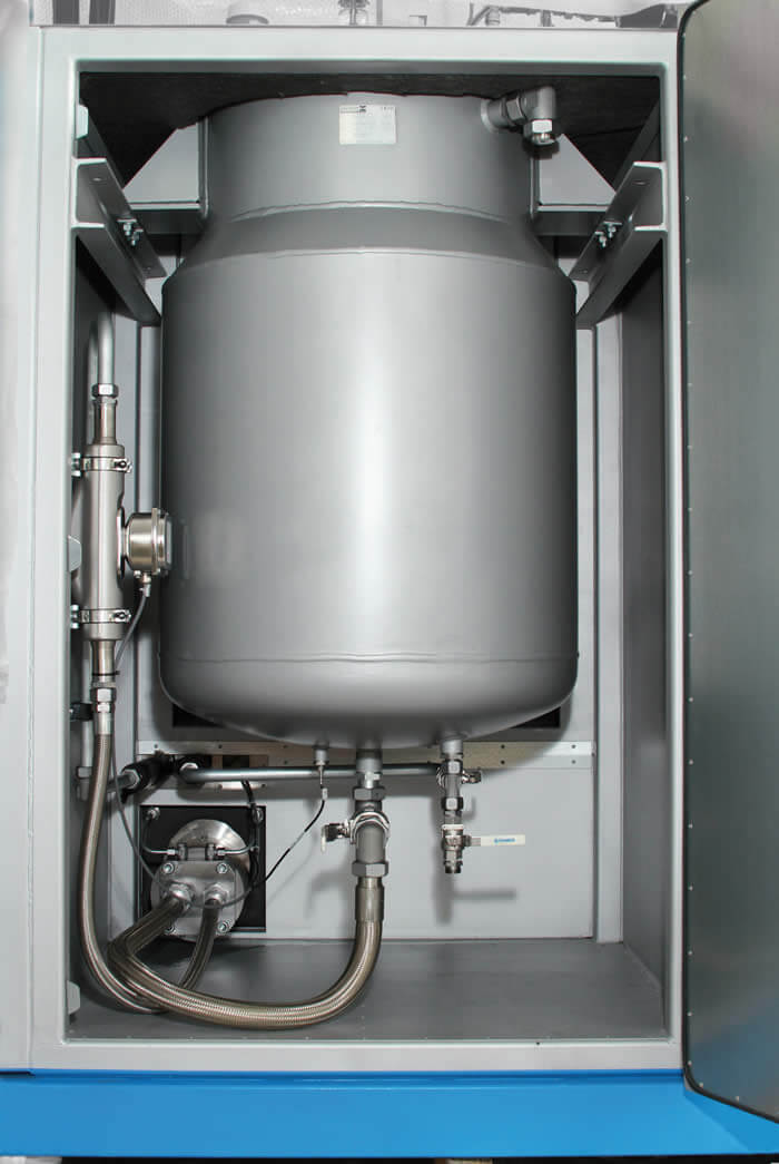 500 litre tank for large volume parts with high shot weights