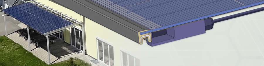 The glass encapsulation process is also used in rainproof inroof photovoltaic modules (e.g. for carports)
