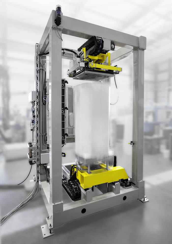 Flexible: production of different products by means of a vertically adjustable lower mould